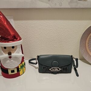 Elegant Green Leather Women's Bag